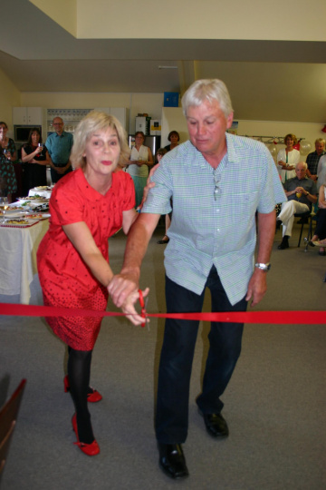 Paddy and Brian Stafford-Bush opening The Company Room in 2014